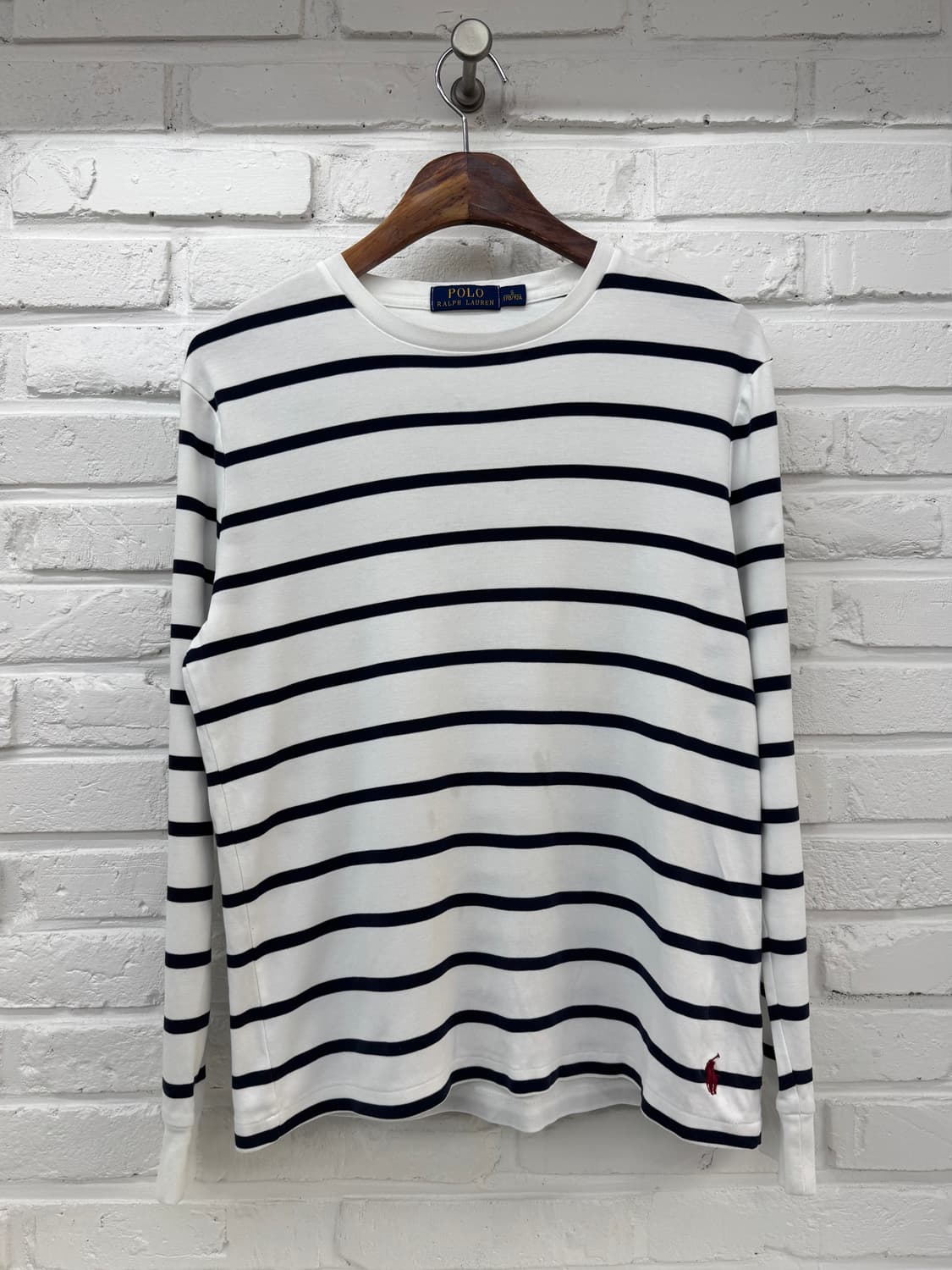 폴로 블랙화이트 스트라이프 롱슬리브 상품이미지3