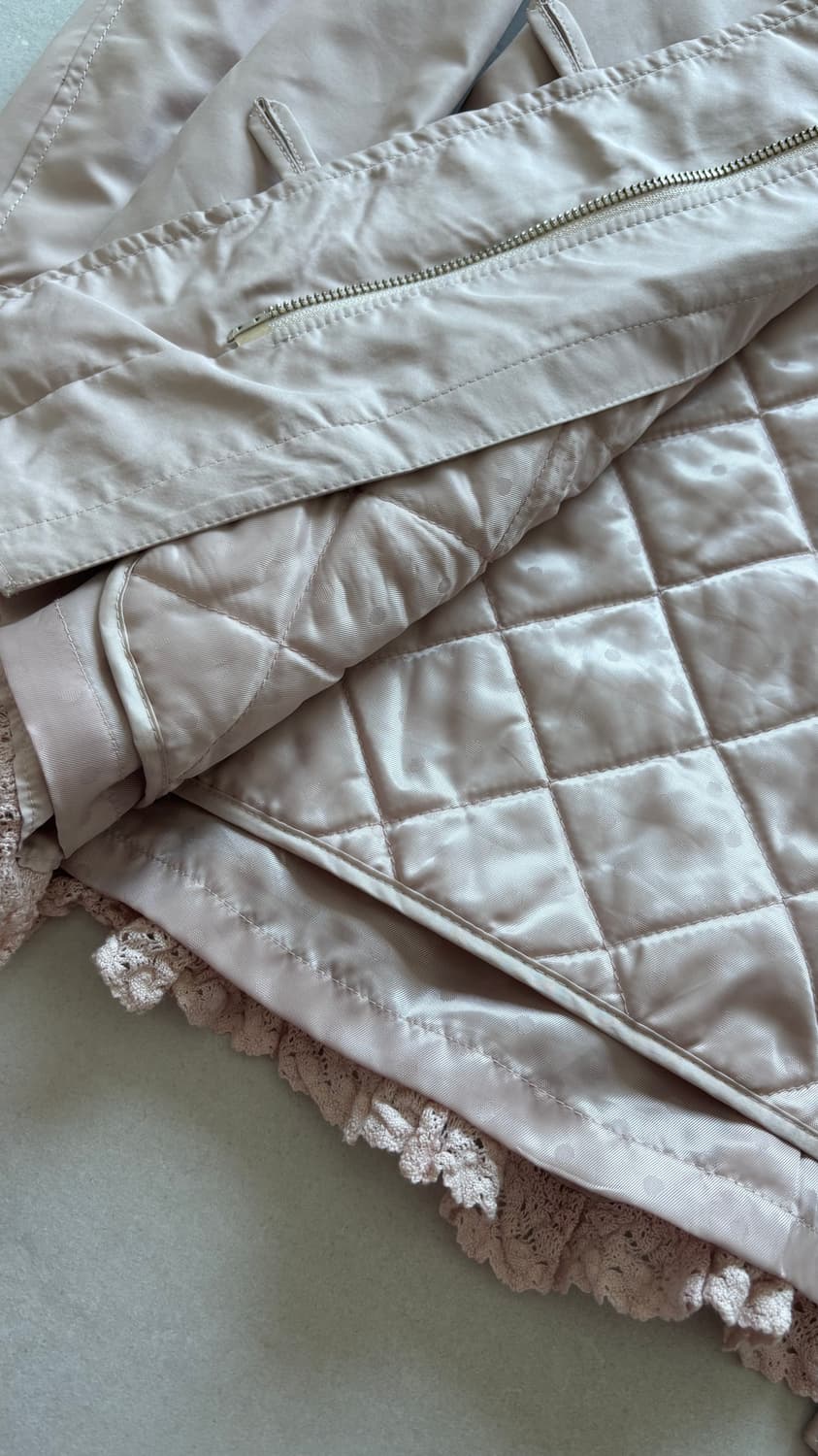 레스트 로즈) 더스티 로즈핑크 레이스 아우터 상품이미지9