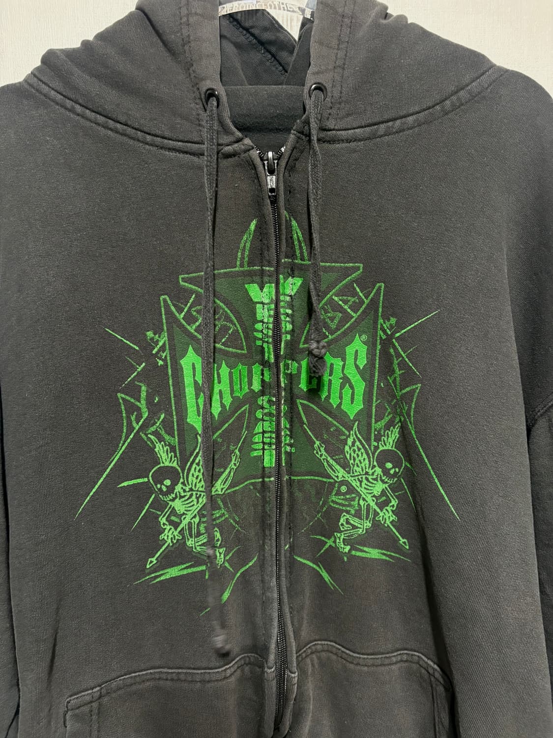 [L] 90's West Coast Choppers 후드 집업 상품이미지3