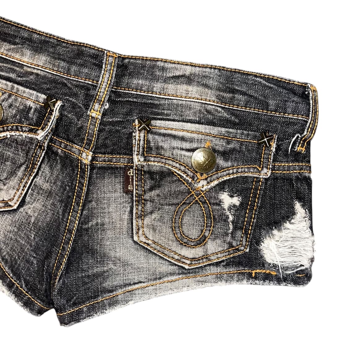 d.i.a 다이아 데미지 데님숏팬츠 갸루y2k펑크 상품이미지4