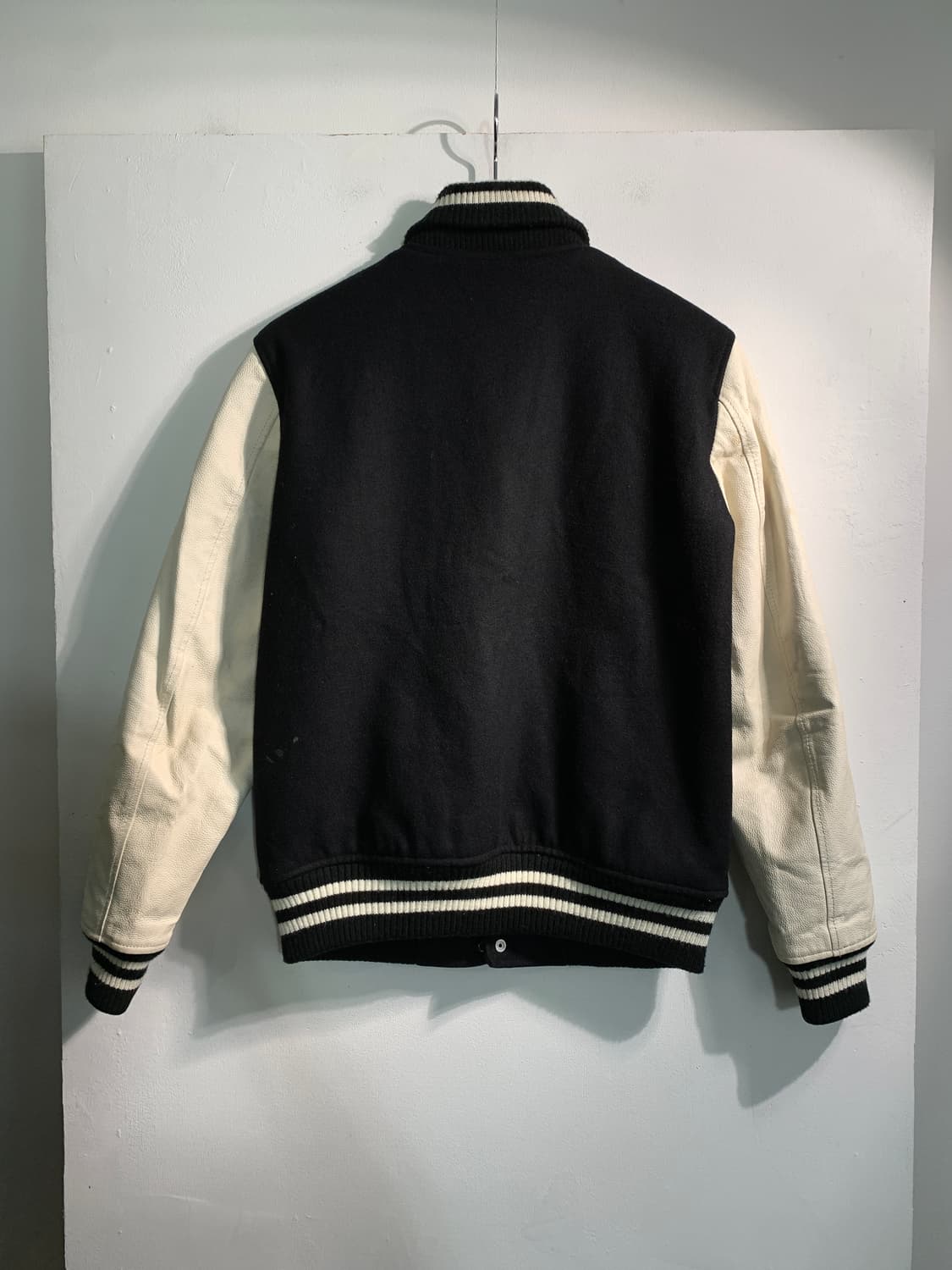 vintage 빈티지 울혼방 바시티 자켓 M 상품이미지2