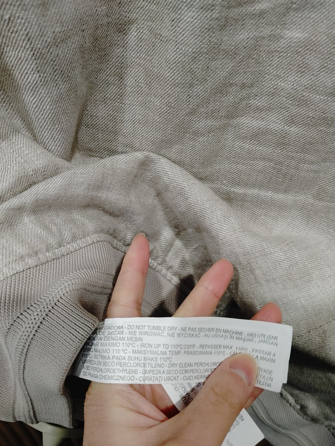 무배) 자라 맨즈 트러커 린넨 자켓 - L 상품이미지6