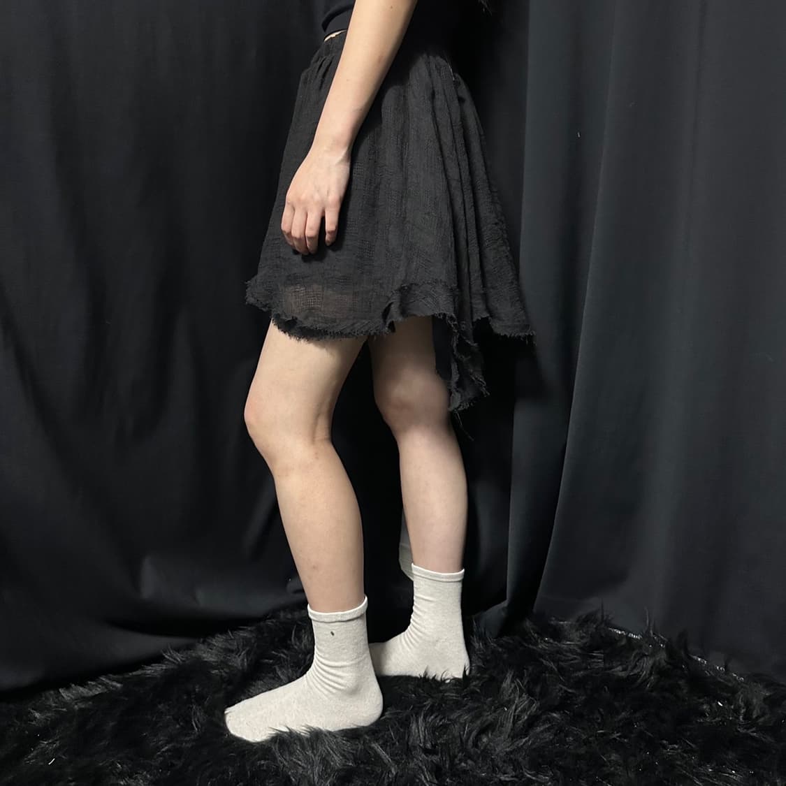 🎸블랙 그런지 미니스커트🎸 상품이미지2