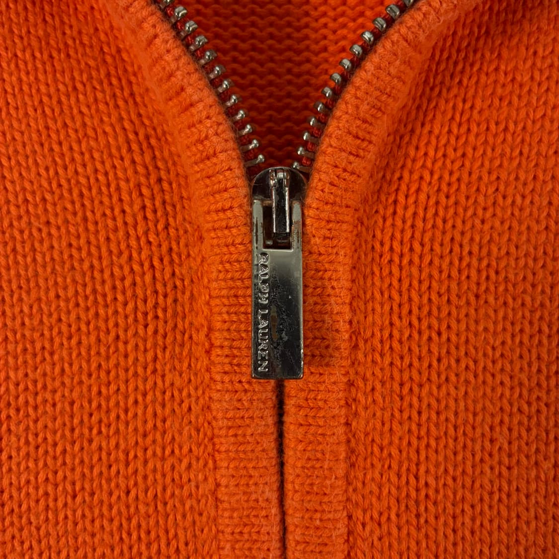 Polo 폴로 랄프로렌 우먼스 오렌지 집업 니트 가디건 상품이미지5