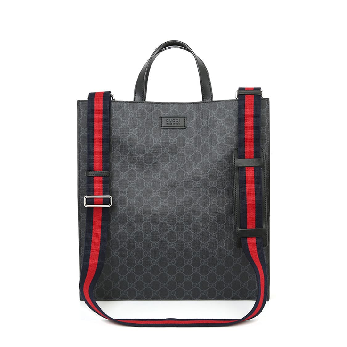 구찌 GG 수프림 스퀘어 토트 크로스 블랙 숄더백 495559 상품이미지1