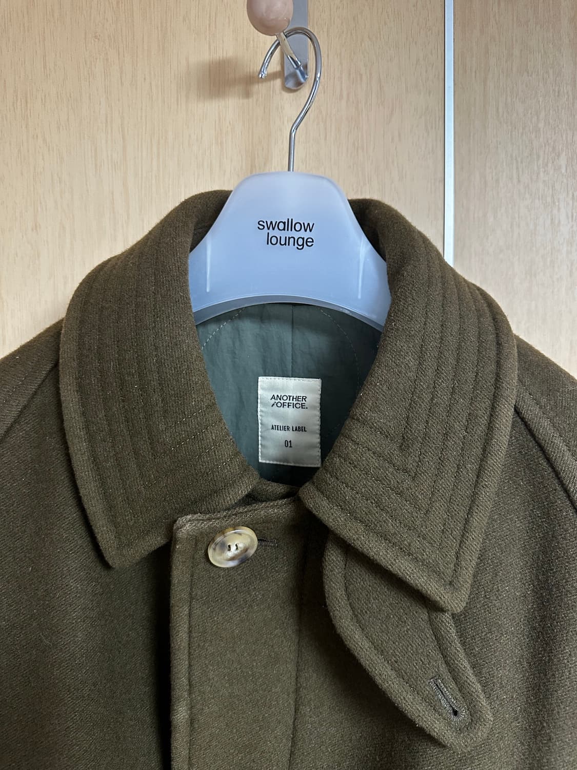 어나더오피스 보이저 발마칸 코트(01 size_올리브카키) 상품이미지2