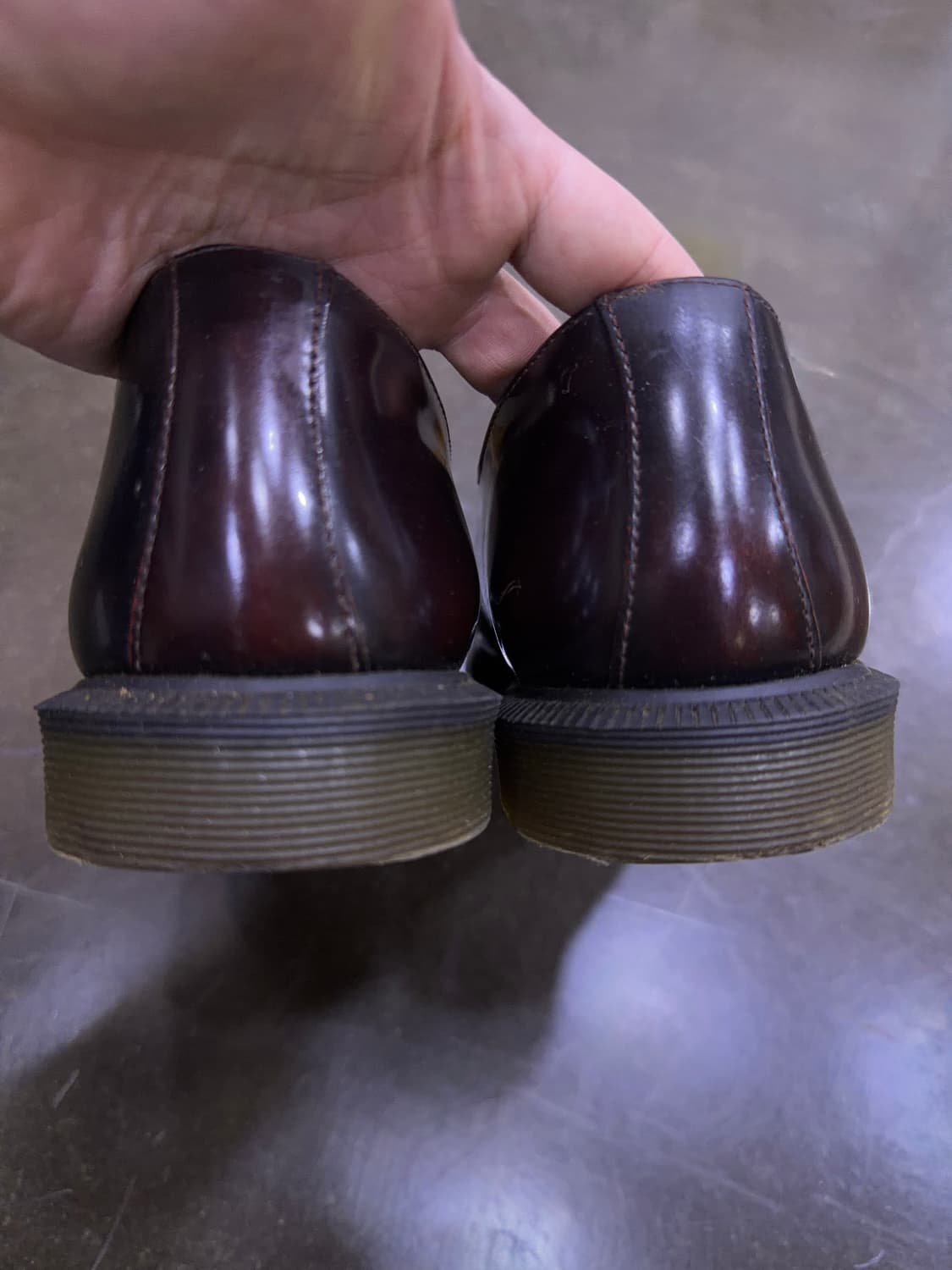 닥터마틴 론 몽크 스트랩 더비 버건디 슈즈 250 상품이미지6