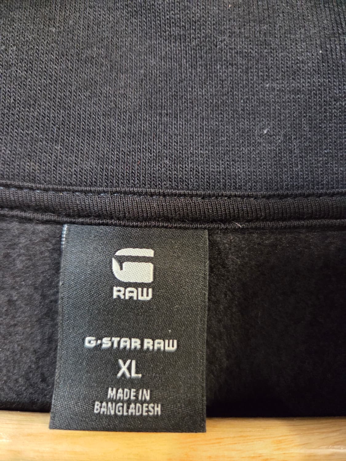 G-Star Raw 하프집업 맨투맨 블랙(XL)디피용/택없음 상품이미지7