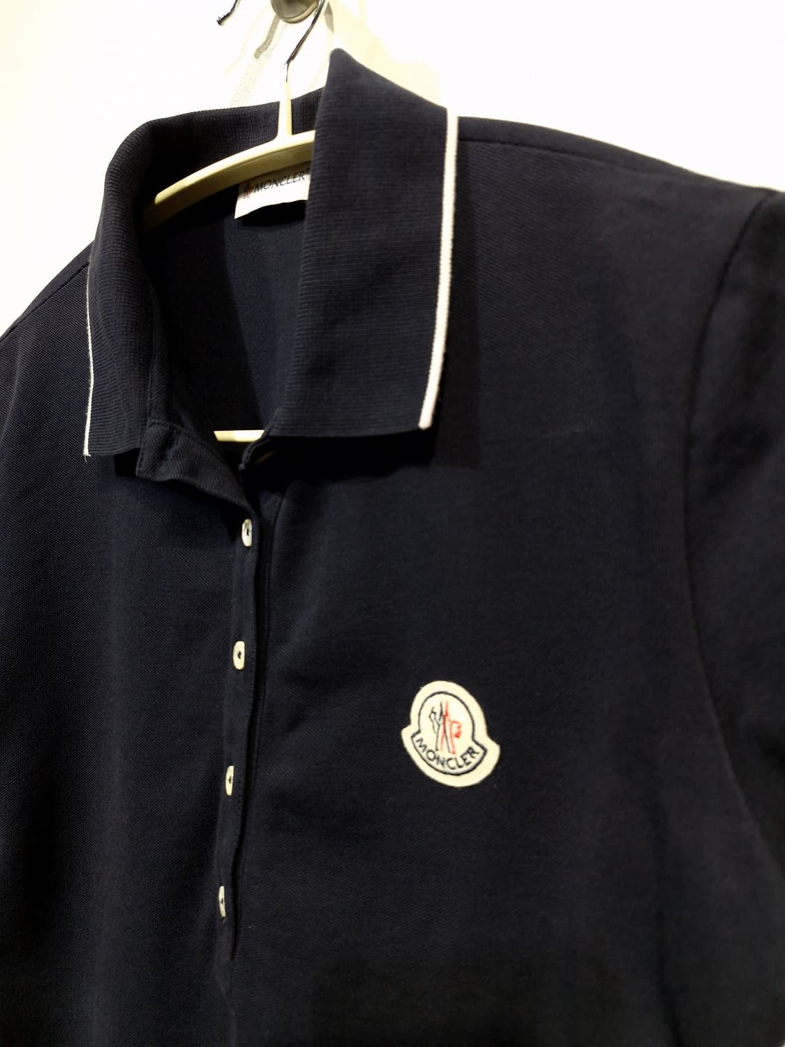 몽클레어(MONCLER)폴로 반팔 티셔츠 네이비 상품이미지3