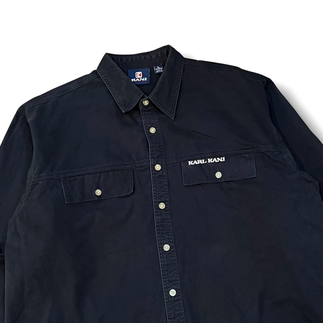  칼카니 자수로고 워크 셔츠 y14109 상품이미지4