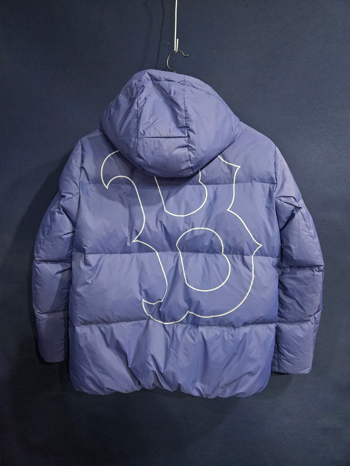 MLB 보스턴 라이트퍼플 남성 세미오버핏 90~95 구스다운 패딩  상품이미지2