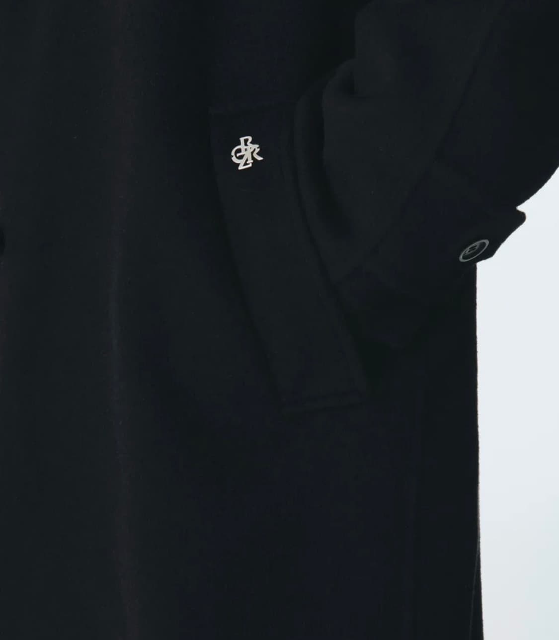 시티브리즈 벨티드 핸드메이드 롱 코트 블랙 상품이미지3