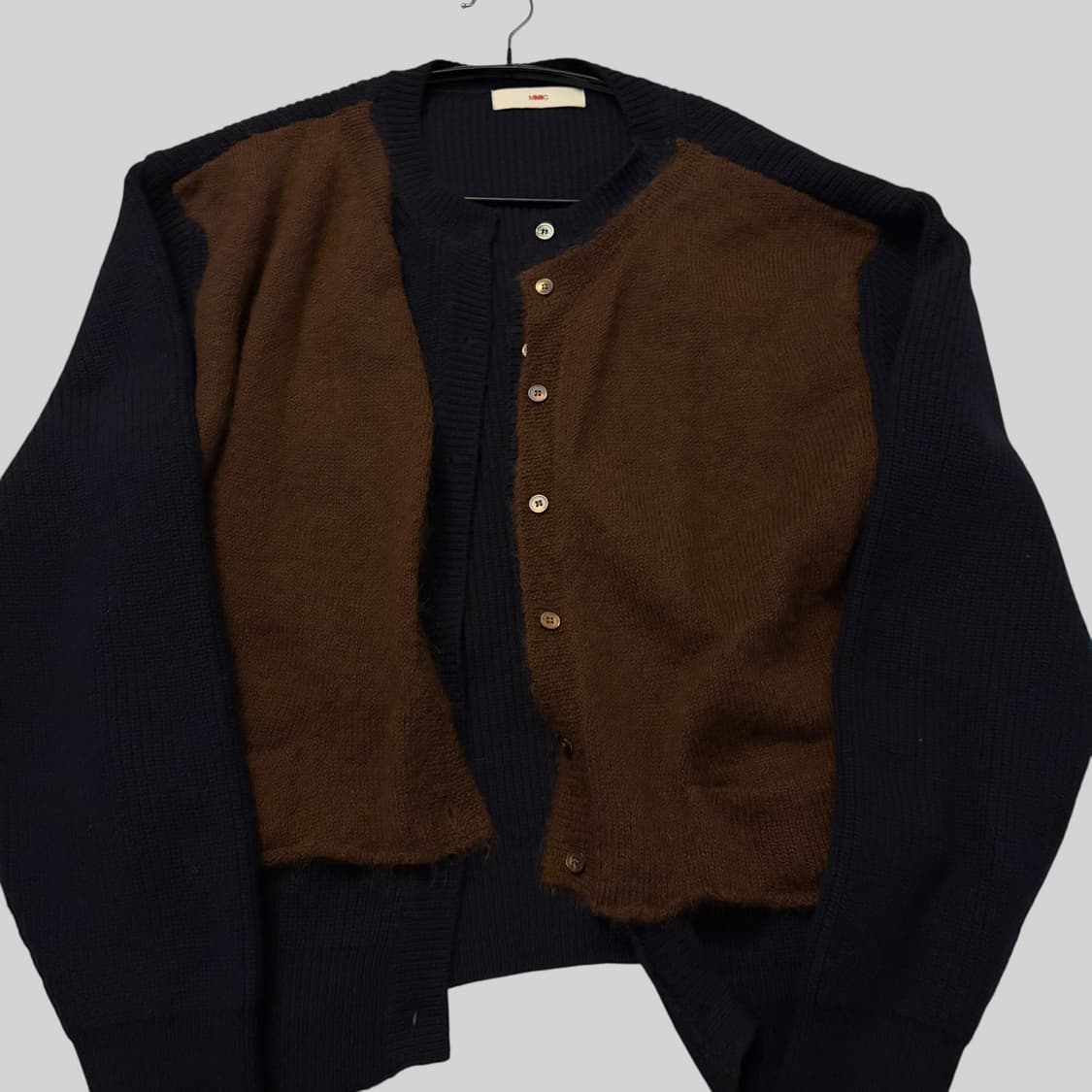 MMIC 오버랩 가디건 L 상품이미지2