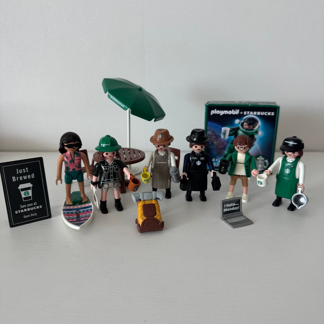 미개봉포함)일괄)스타벅스 21 플레이모빌 피규어 8개 상품이미지1