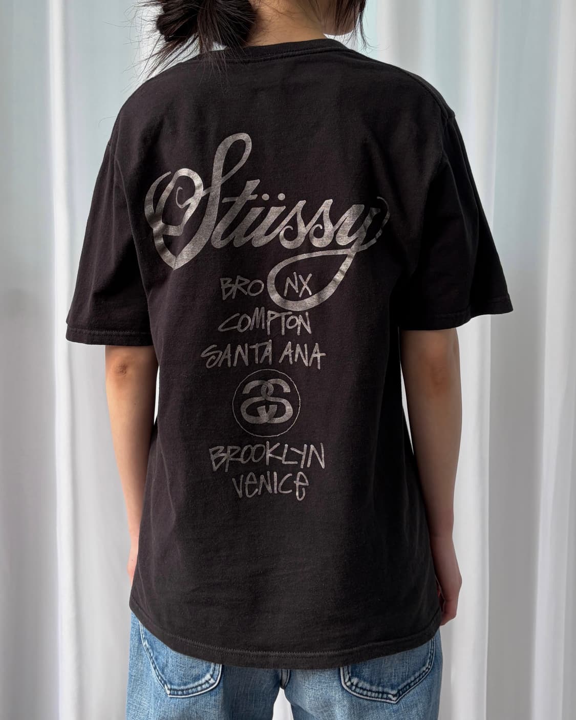 [S]스투시 월드투어 반팔 티셔츠 상품이미지2