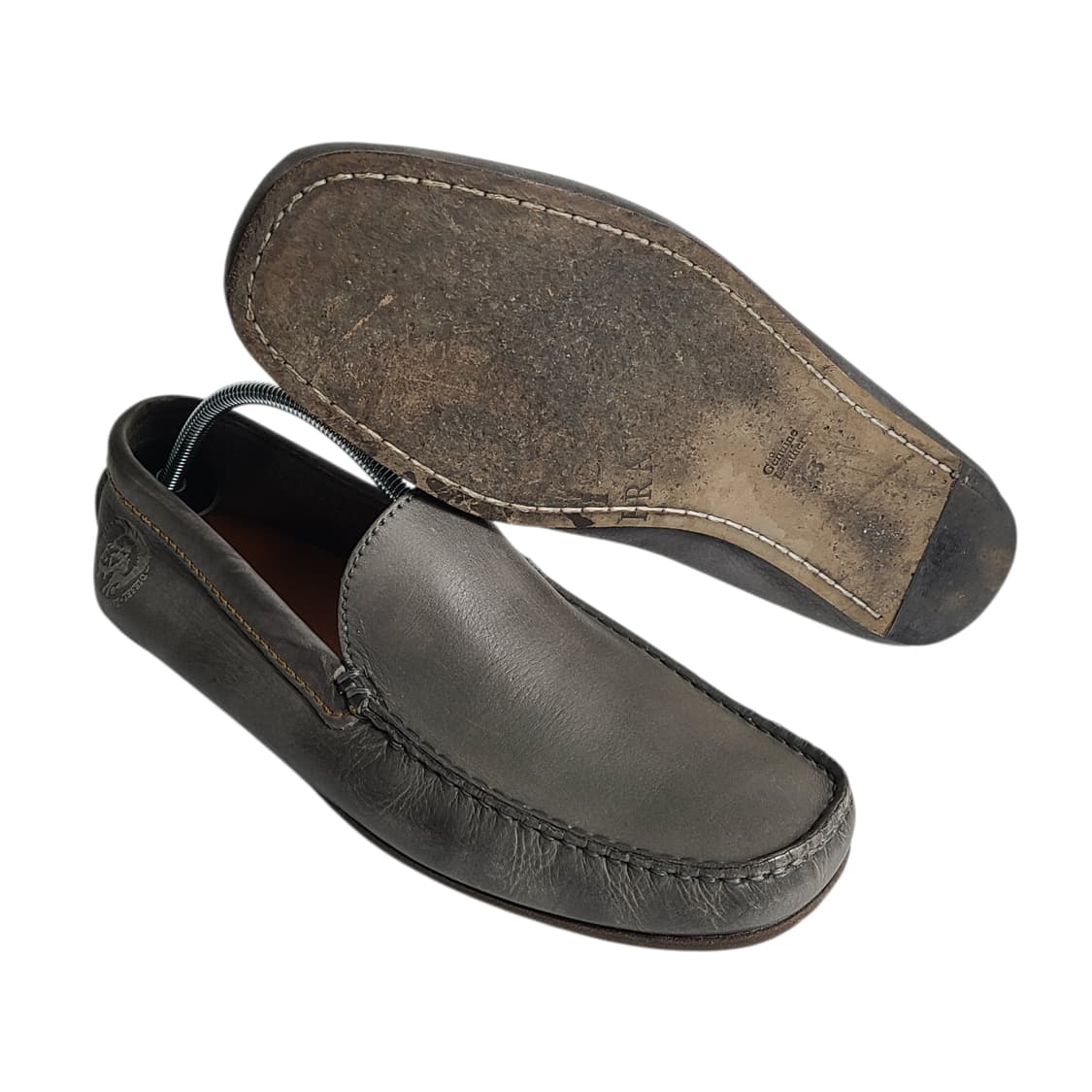 275-280) DIESEL 디젤 아카이브 모호크 로고 레더 로퍼 상품이미지2