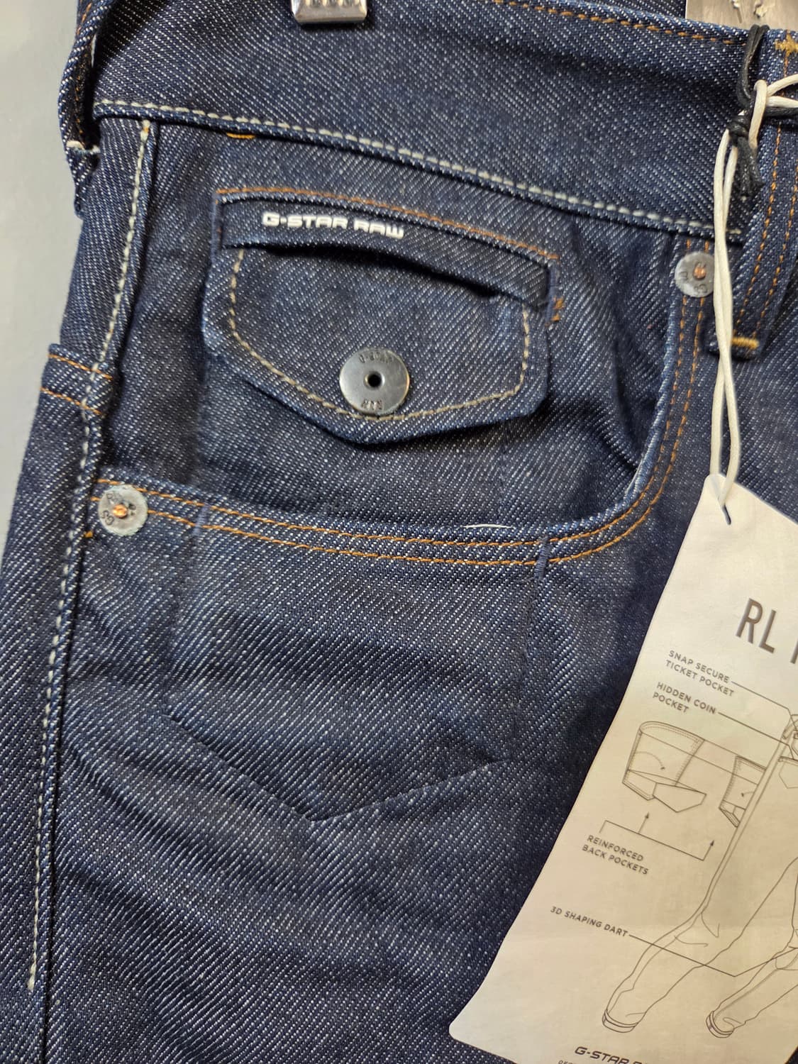 MORRY 3D RELAXED TAPERED JEANS(29새상품) 상품이미지4