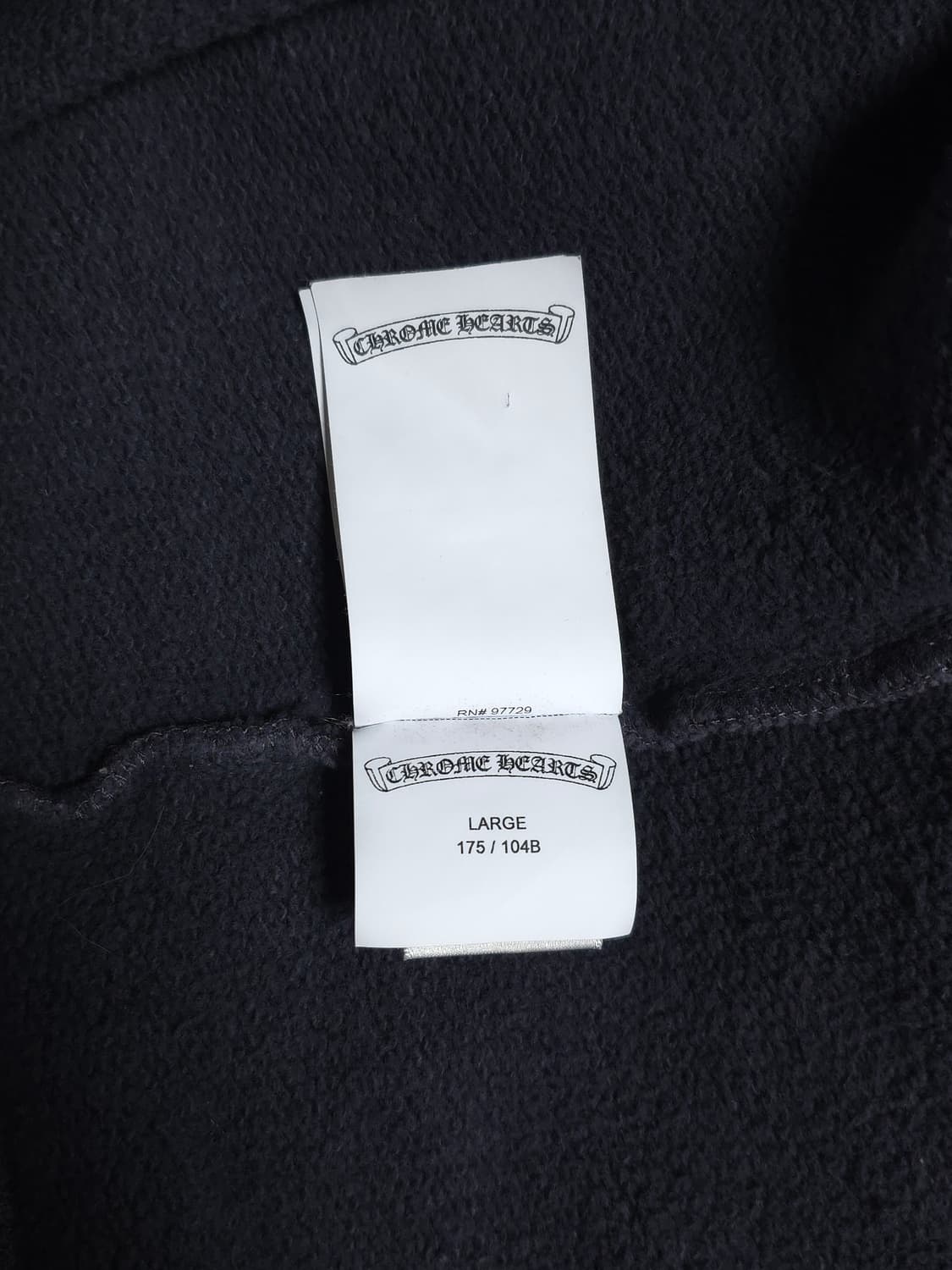 [L] 크롬하츠 레더패치 페이퍼잼 맨투맨 네이비 상품이미지8