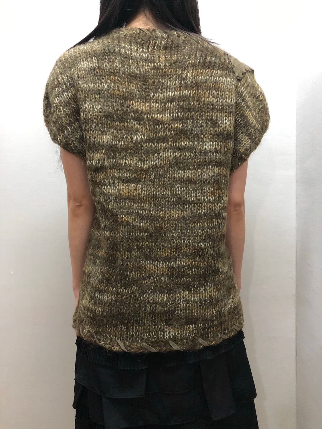 빈티지 브라운 그런지 니트 상품이미지8