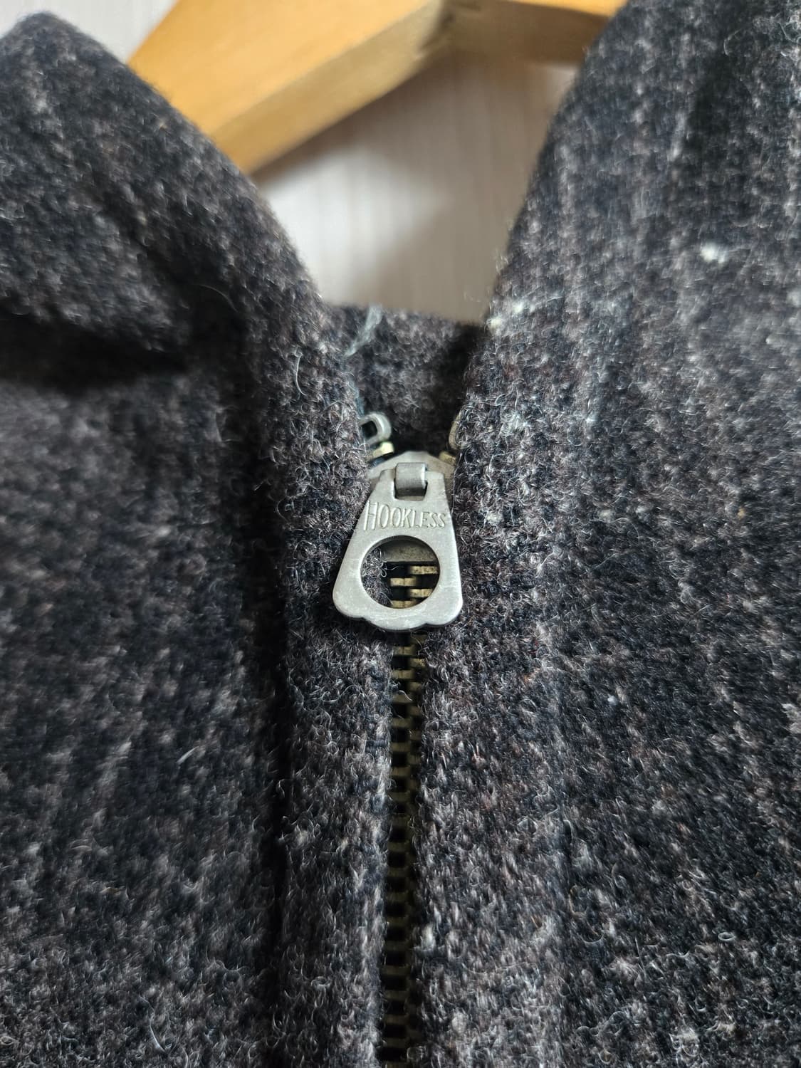 The Waste Twice & Co. 헤비 울 후드 아노락 상품이미지5