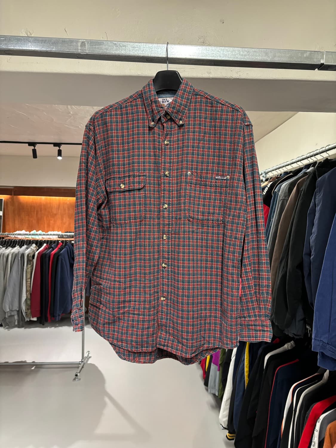 빈티지 체크 셔츠 상품이미지5