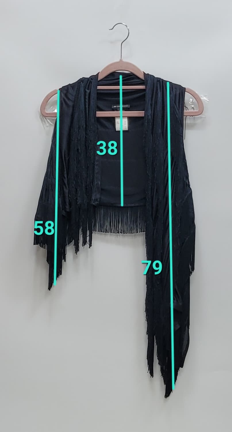 앤 드뮐미스터 실크 베스트 숄 / 여 36 (82-94-160) 블랙
 상품이미지9