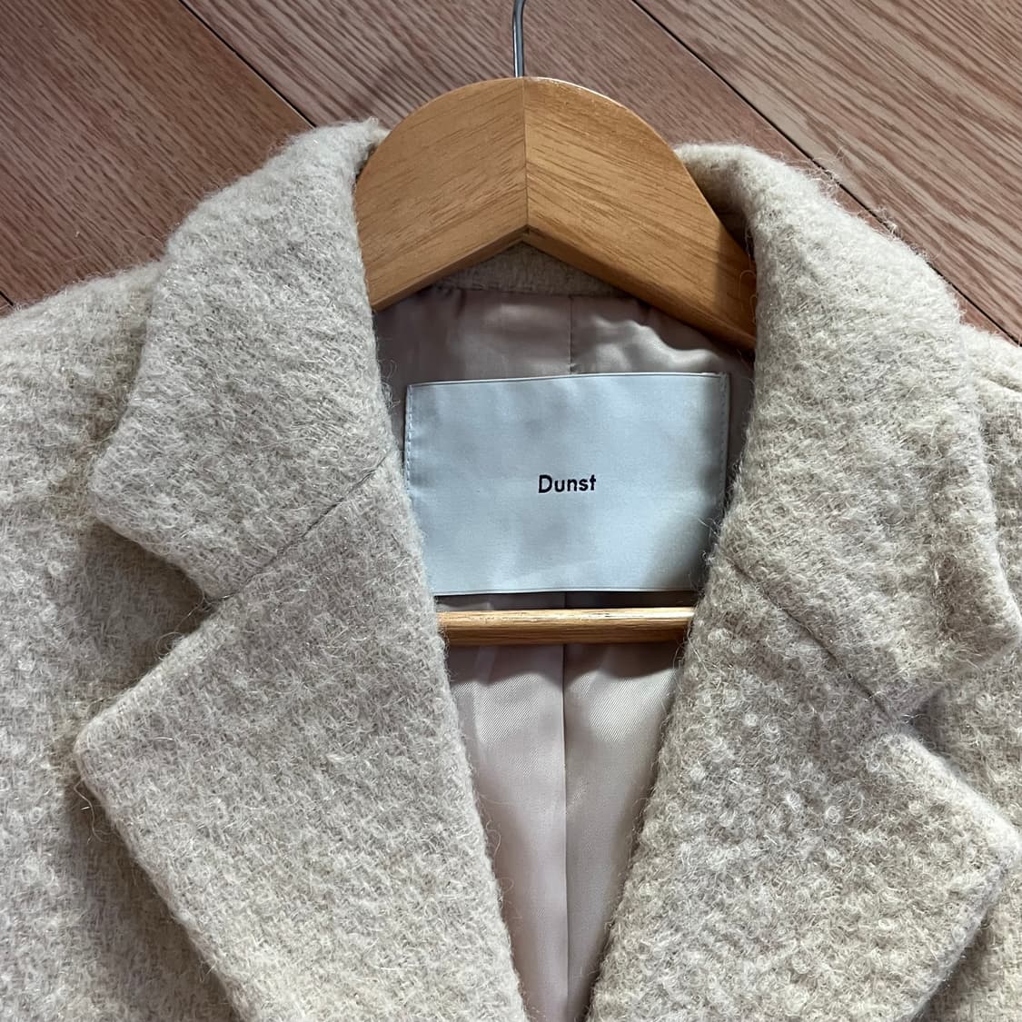 던스트 지수 부클 코트 (버터) S 상품이미지4