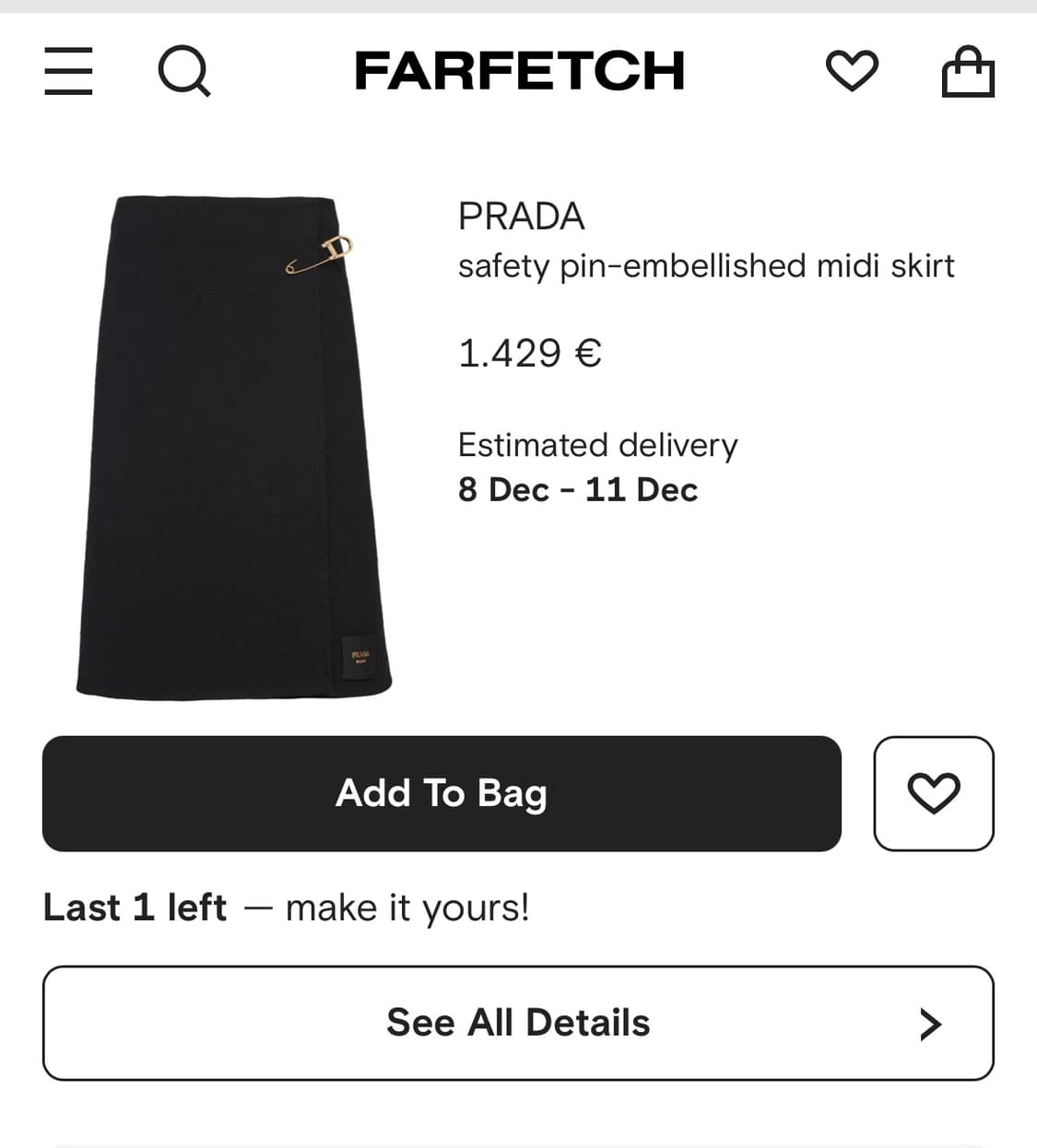 프라다스커트 상품이미지10