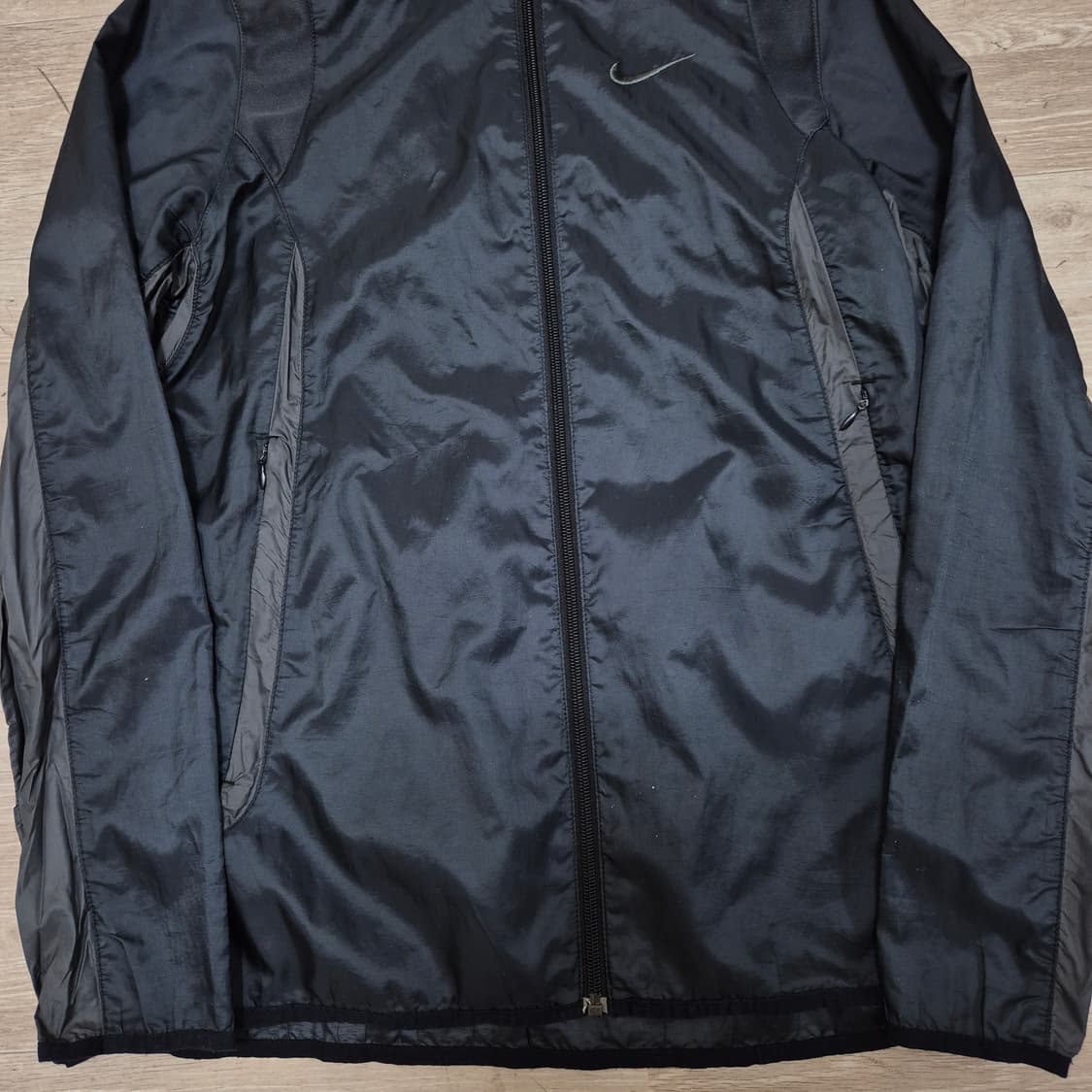 나이키 블랙 스우시 바람막이 자켓 S(90) 상품이미지3