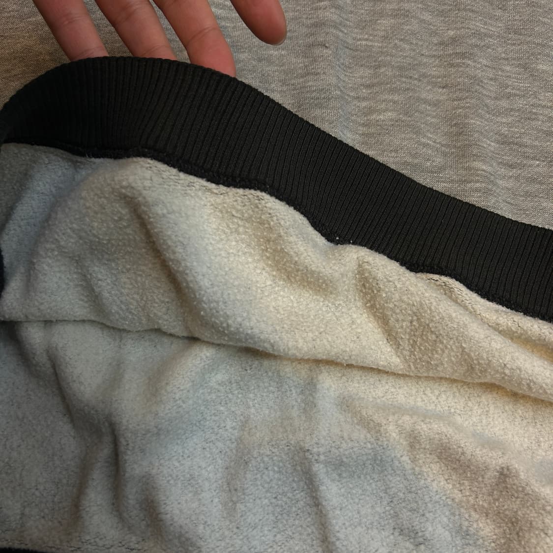 Asics Vintage 아식스 빈티지 그레이 후드티 시보리라인 상품이미지5