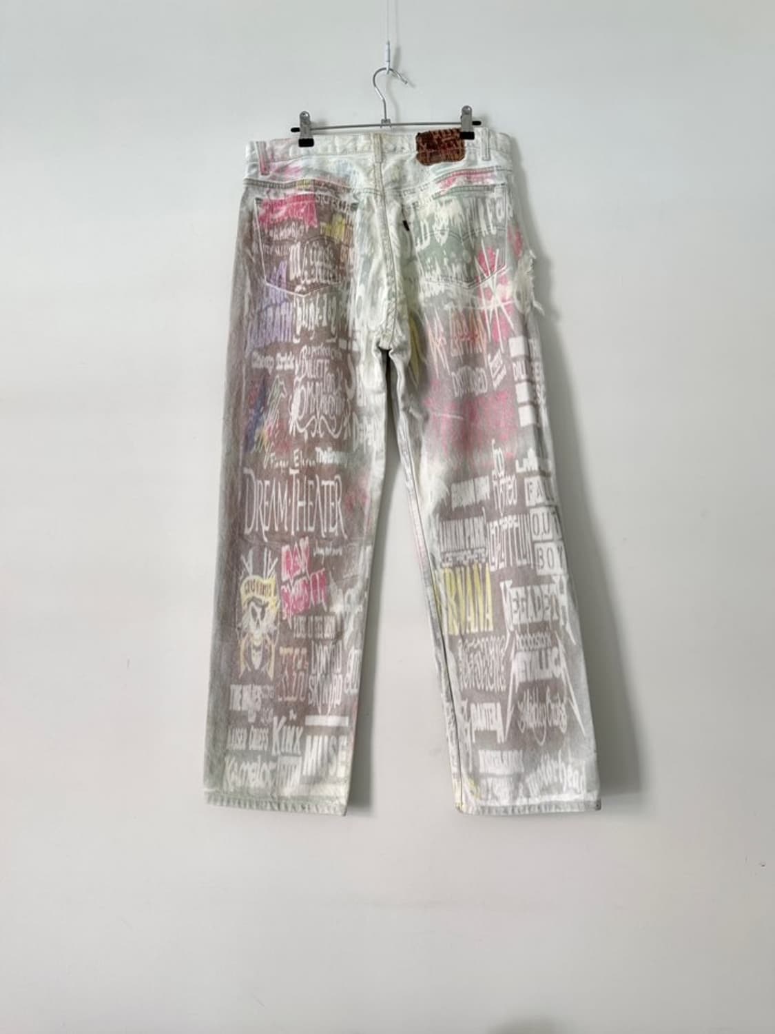 LEVI'S 501 90s custom painted pants  상품이미지5
