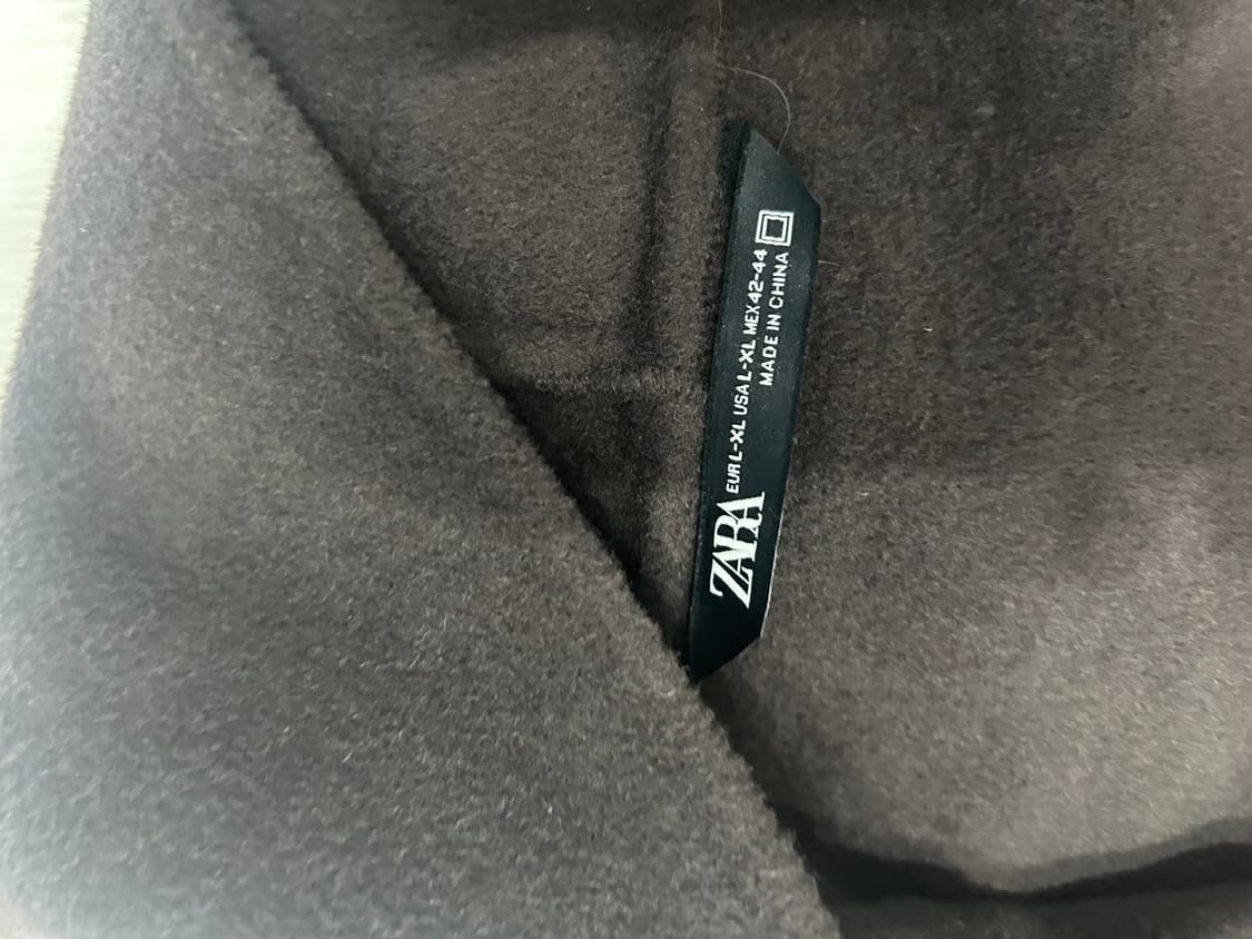 자라 브라운 후드집업 상품이미지3