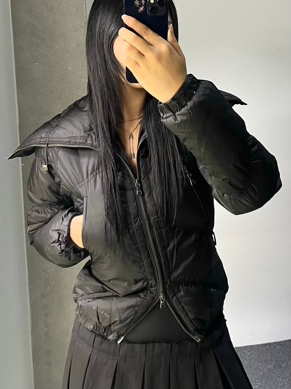 캘빈 클라인 진스 하이 넥 퀼티드 다운 자켓  상품이미지3