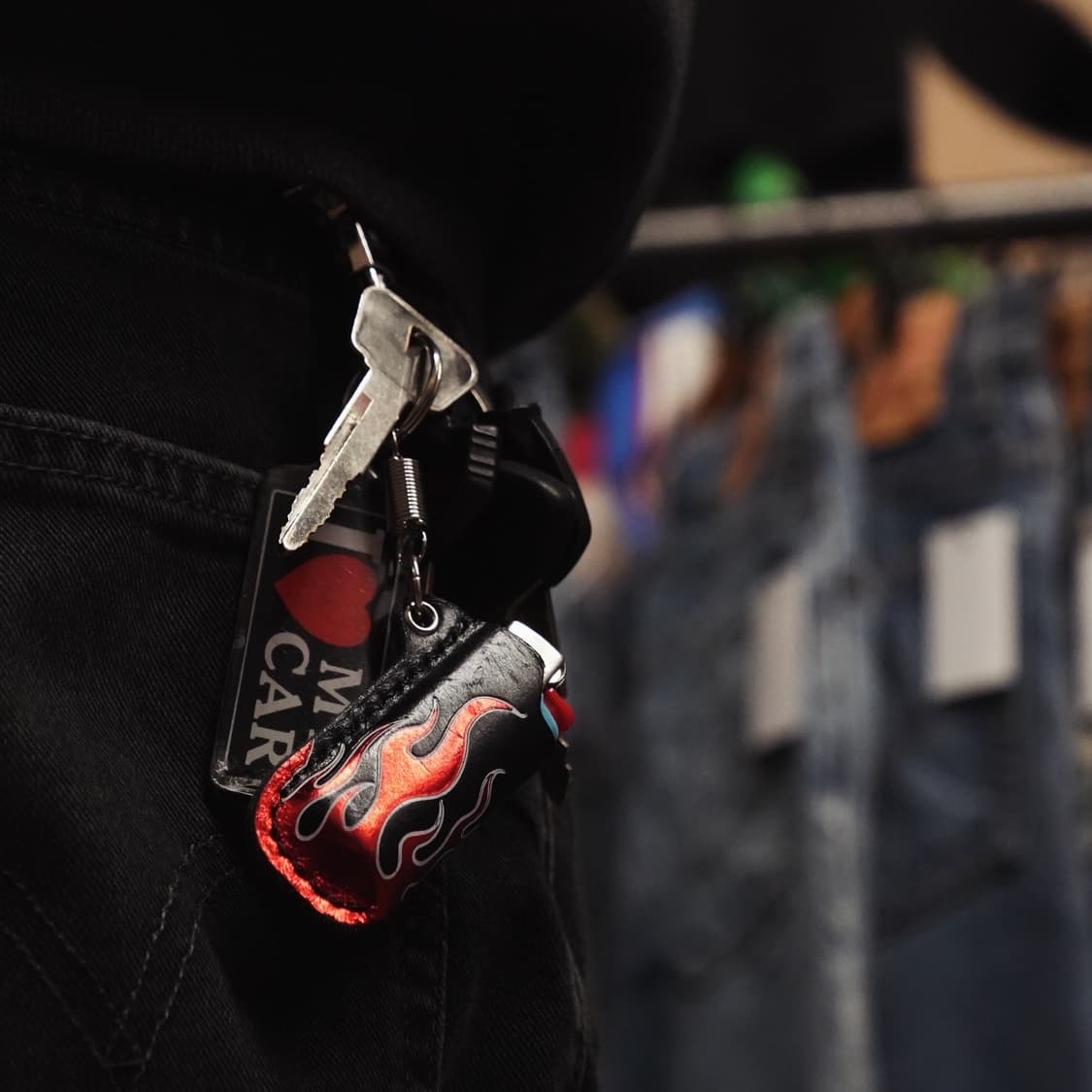 플레임 레더 라이터 케이스 상품이미지4