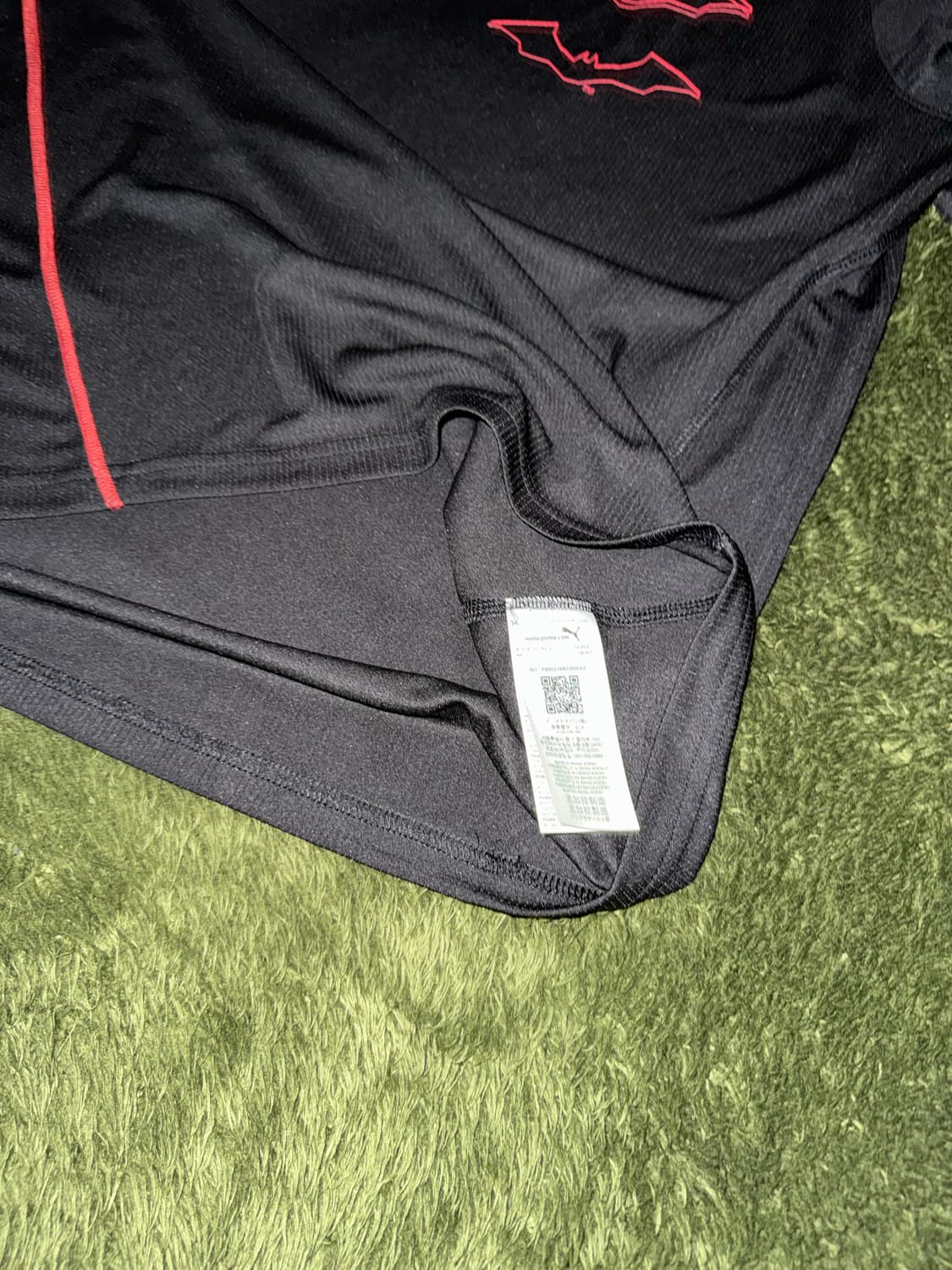 [M] 푸마 X 배트맨 콜라보 퍼포먼스 그래픽 티 블랙 상품이미지7