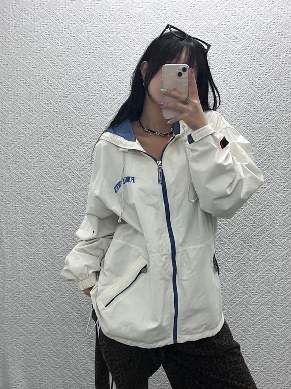 후부 올드스쿨 빈티지 바람막이 100 C06923 상품이미지2