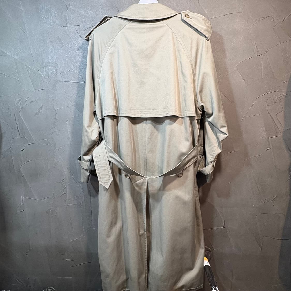 [40/S] BURBERRY 버버리 구형 더블 트렌치 코트 상품이미지4