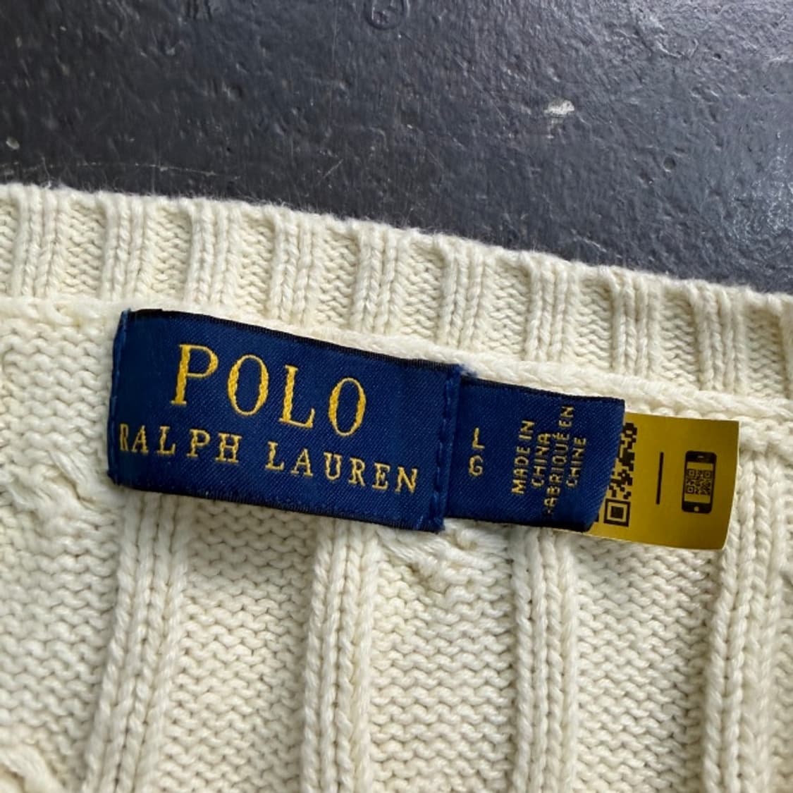 100 폴로 꽈배기 니트  상품이미지3