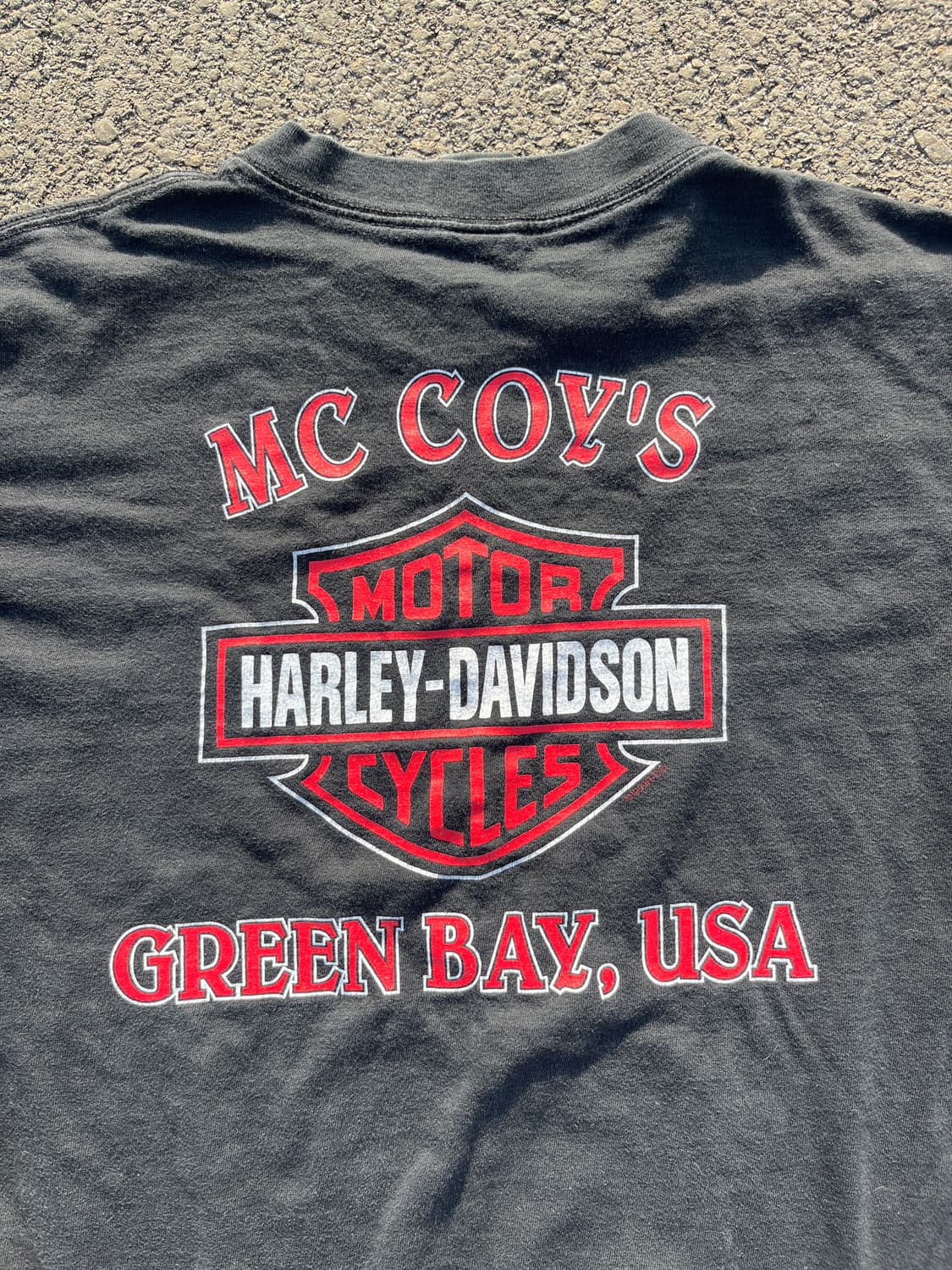 90s 할리데이비슨 MC COY'S GREENBAY 티셔츠 🇺🇸 상품이미지7