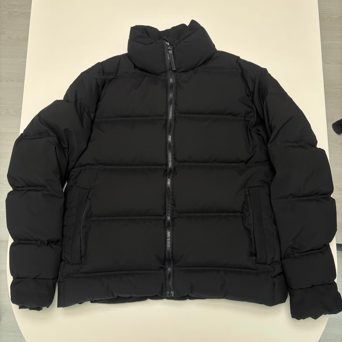 라퍼지스토어 덕다운 심리스 미니멀 푸퍼 숏패딩 상품이미지1