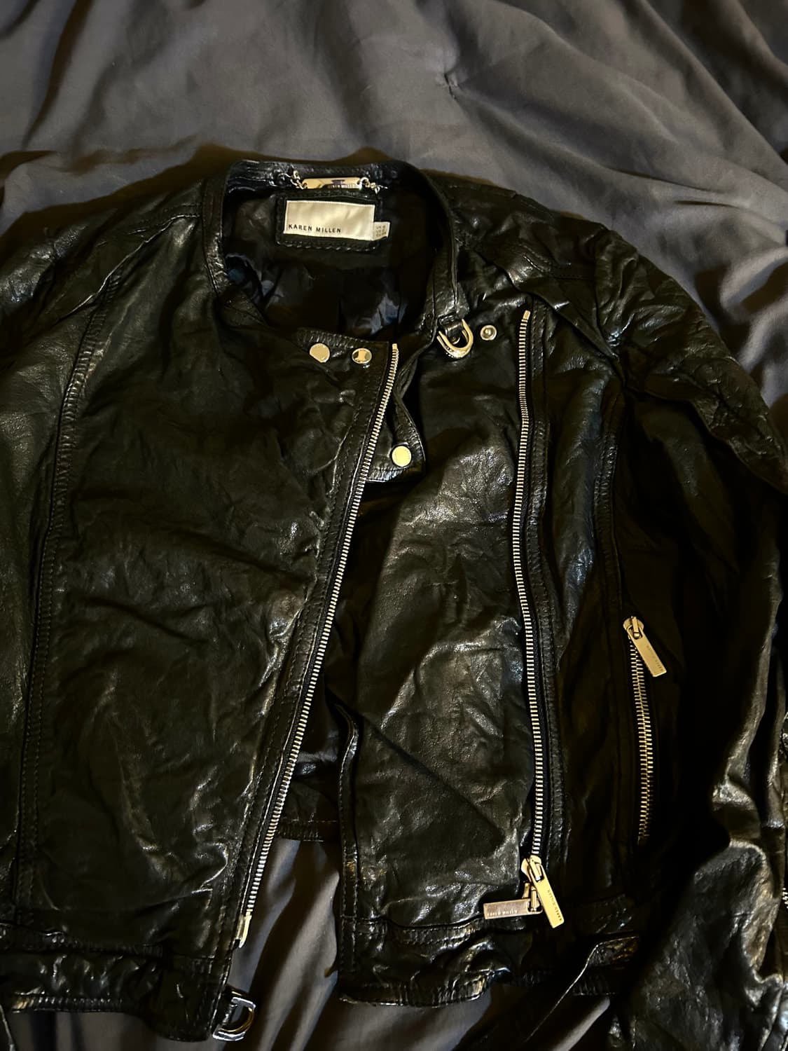 Sheep Skin Leather Rider Jacket 상품이미지2