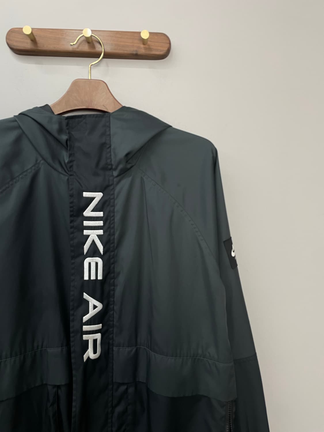 나이키 에어 우븐 후드 블랙 바람막이 H1021 상품이미지3