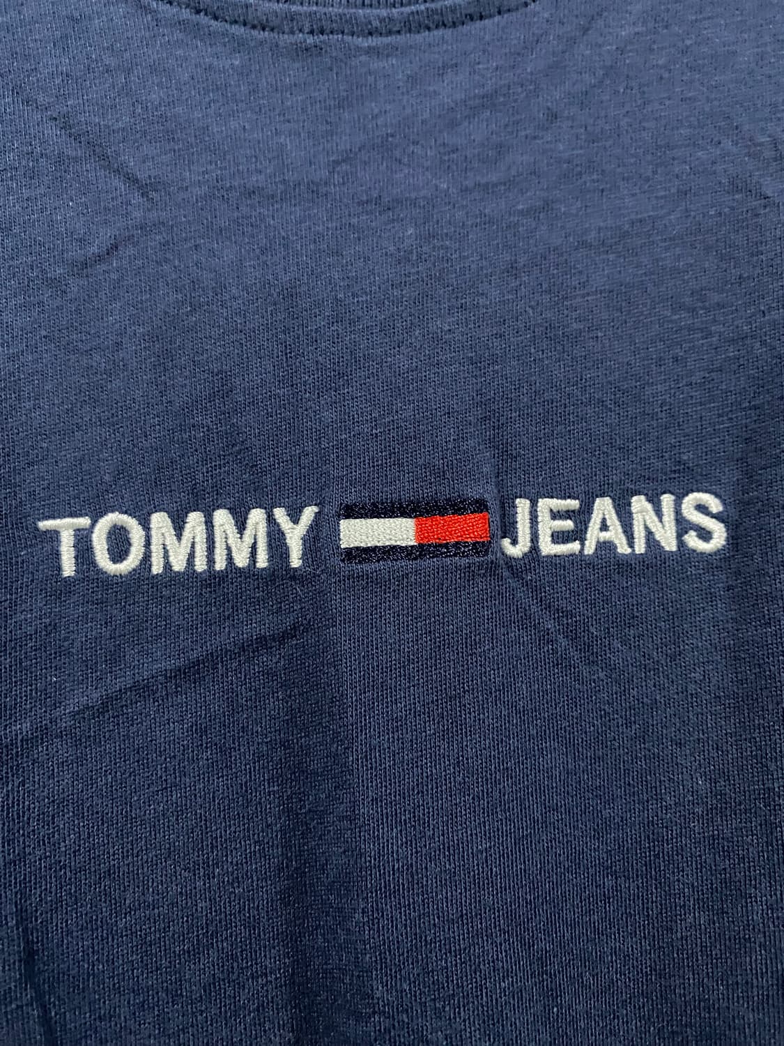 타미진스 네이비 반팔티 S새상품 상품이미지2