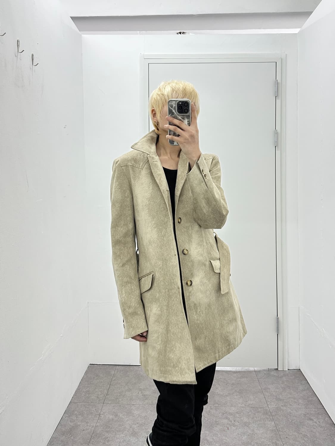 Tornado Mart Patterned Suede Jacket 상품이미지9