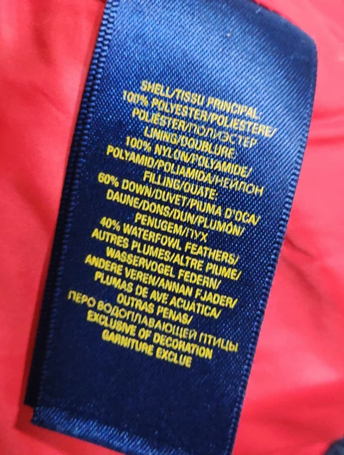 폴로 패딩 L / 폴로 덕다운 패딩 / 폴로 네이비 패딩 / 폴로 점퍼 상품이미지4