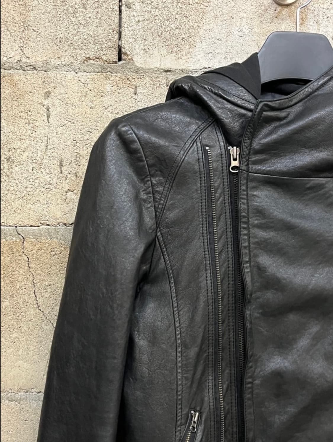 로보 ROBO 램스킨 양가죽 후드 자켓 상품이미지3