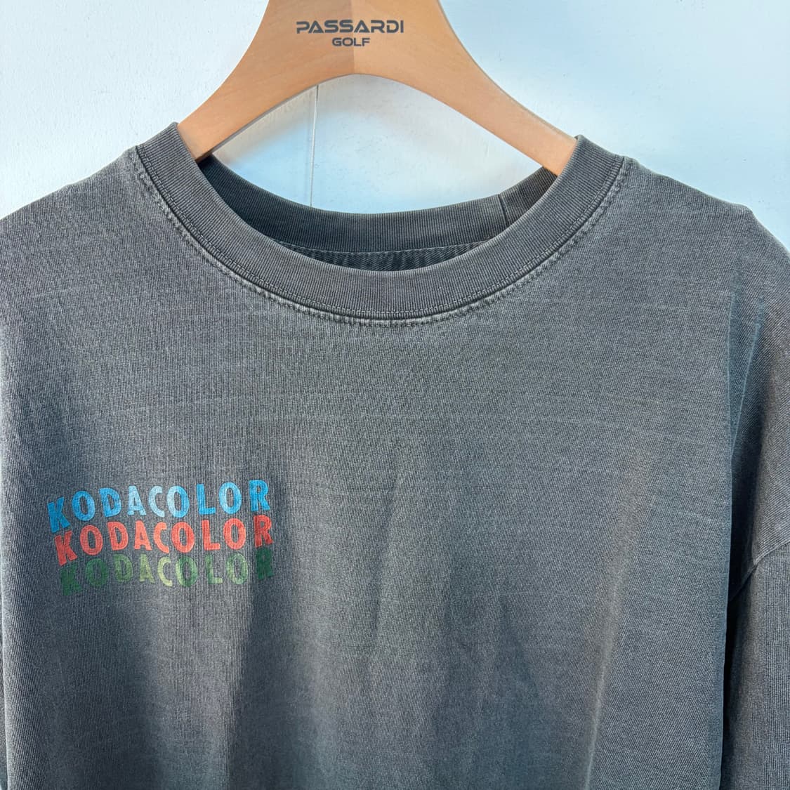 코닥 프린팅 반팔 티셔츠 블랙 상품이미지2