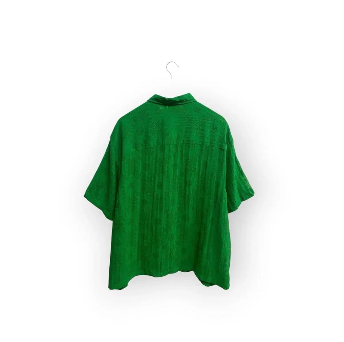 ASOS 아소스 펀칭 반팔 남성 가디건 (GREEN) free 상품이미지3