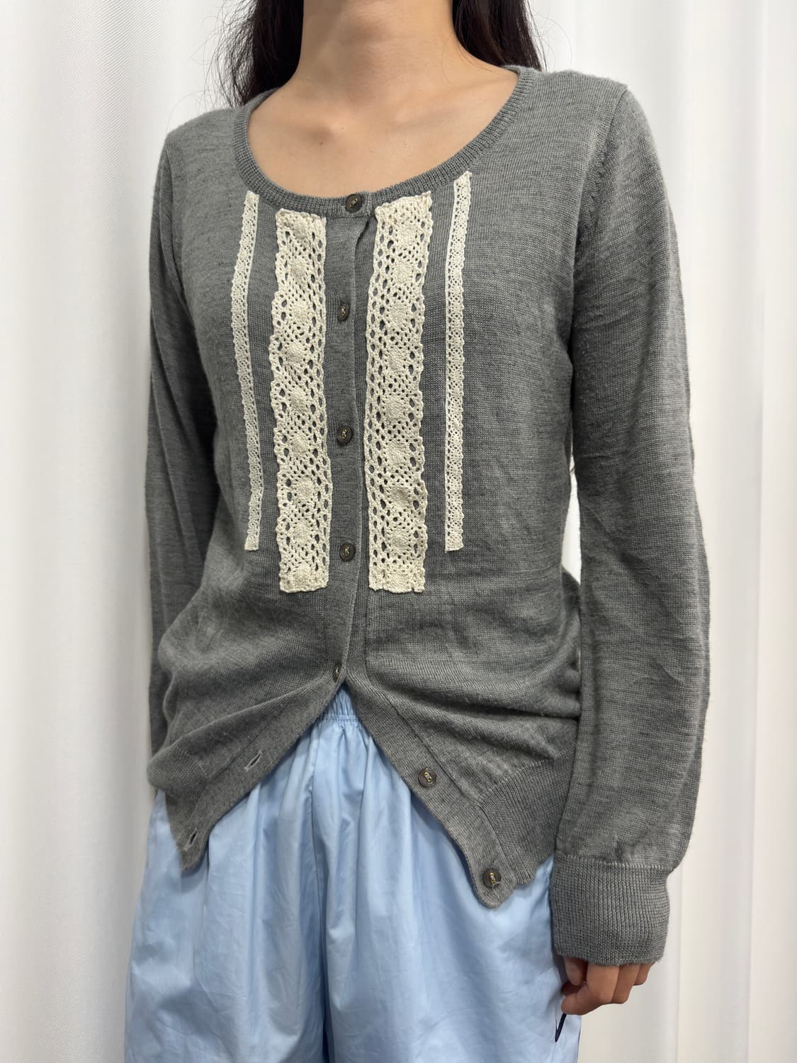 cinema club lace cardigan 상품이미지2