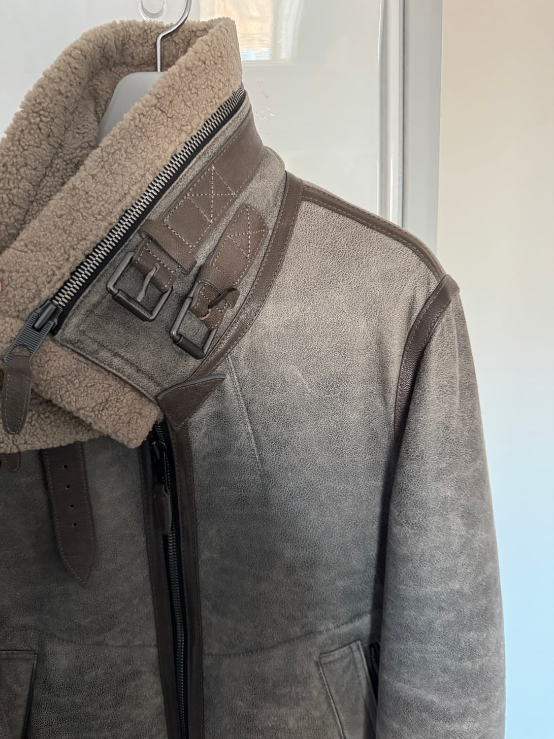 [105] 타임옴므 무스탕 그레이 상품이미지4